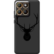 Чорний чохол BoxFace Motorola Moto G86 Deer
