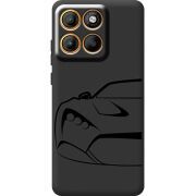Чорний чохол BoxFace Motorola Moto G86 Sportcar