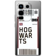 Прозорий чохол BoxFace Infinix Note 50 Pro Plus Ticket Hogwarts