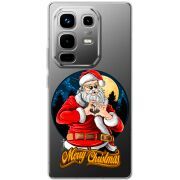 Прозорий чохол BoxFace Infinix Note 50 Pro Plus Cool Santa