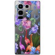Прозорий чохол BoxFace Infinix Note 50 Pro Plus Flamingo