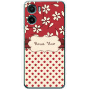 Чохол BoxFace Motorola Moto E15 Именной Polka Dots