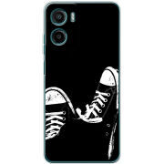 Чохол BoxFace Motorola Moto E15 Black Sneakers