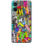 Чохол BoxFace Motorola Moto E15 Multicolored Inscriptions