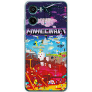 Чохол BoxFace Motorola Moto E15 Minecraft World Beyond