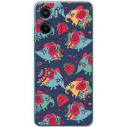 Чохол BoxFace Motorola Moto E15 Flying Elephants