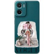 Прозорий чохол BoxFace Motorola Moto E15 VOGUE