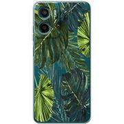 Прозорий чохол BoxFace Motorola Moto E15 Palm Tree