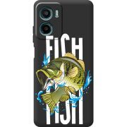 Чорний чохол BoxFace Motorola Moto E15 Fish