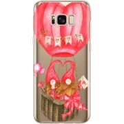 Прозрачный чехол Uprint Samsung G955 Galaxy S8 Plus Valentine Dwarfs