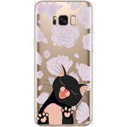 Прозрачный чехол Uprint Samsung G955 Galaxy S8 Plus Meow