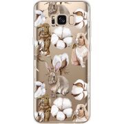 Прозрачный чехол Uprint Samsung G955 Galaxy S8 Plus Cotton and Rabbits