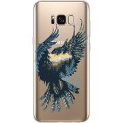 Прозрачный чехол Uprint Samsung G955 Galaxy S8 Plus Eagle