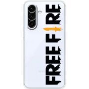 Прозорий чохол BoxFace Samsung Galaxy A17 (A175) Free Fire Black Logo