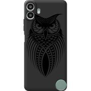 Чорний чохол BoxFace Nothing CMF Phone 1 Owl