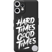 Чорний чохол BoxFace Nothing CMF Phone 2 Pro Hard Times Good Times