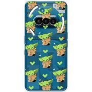 Прозорий чохол BoxFace Nothing Phone (3a) Pattern Baby Yoda
