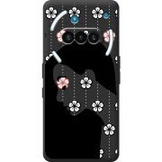 Чорний чохол BoxFace Nothing Phone (3a) Flower Hair