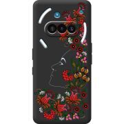 Чорний чохол BoxFace Nothing Phone (3a) 3D Ukrainian Muse