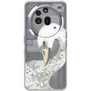 Прозорий чохол BoxFace Nothing Phone (3a) Pro Swan
