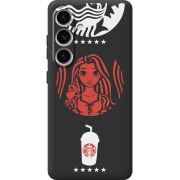 Чорний чохол BoxFace Samsung Galaxy S25 FE (S731) RedWhite Coffee