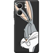 Чорний чохол BoxFace OPPO A5x Lucky Rabbit