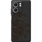 Чорний чохол BoxFace OPPO A5x Chinese Dragon