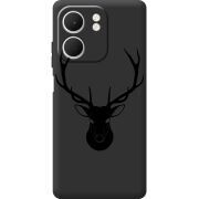 Чорний чохол BoxFace OPPO A5x Deer