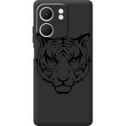 Чорний чохол BoxFace OPPO A5x Tiger