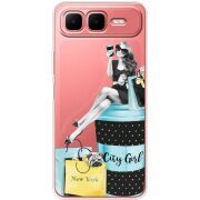 Прозорий чохол BoxFace Infinix Smart 10 Plus City Girl