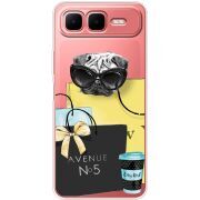 Прозорий чохол BoxFace Infinix Smart 10 Plus Fashion Pug