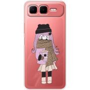 Прозорий чохол BoxFace Infinix Smart 10 Plus Winter Morning Girl