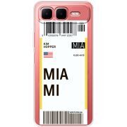 Прозорий чохол BoxFace Infinix Smart 10 Plus Ticket Miami