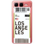 Прозорий чохол BoxFace Infinix Smart 10 Plus Ticket Los Angeles