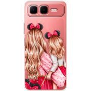 Прозорий чохол BoxFace Infinix Smart 10 Plus Mouse Girls