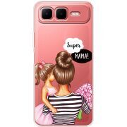 Прозорий чохол BoxFace Infinix Smart 10 Plus Super Mama and Daughter