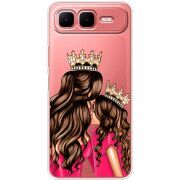 Прозорий чохол BoxFace Infinix Smart 10 Plus Queen and Princess