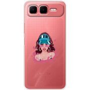 Прозорий чохол BoxFace Infinix Smart 10 Plus Selena Gomez