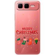 Прозорий чохол BoxFace Infinix Smart 10 Plus Merry Christmas