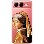 Прозорий чохол BoxFace Infinix Smart 10 Plus Девушка с жемчужной серёжкой