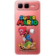 Прозорий чохол BoxFace Infinix Smart 10 Plus Super Mario