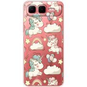 Прозорий чохол BoxFace Infinix Smart 10 Plus Unicorns