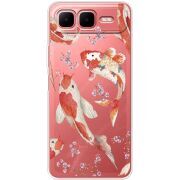 Прозорий чохол BoxFace Infinix Smart 10 Plus Japanese Koi Fish