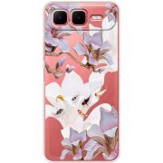 Прозорий чохол BoxFace Infinix Smart 10 Plus Chinese Magnolia