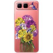 Прозорий чохол BoxFace Infinix Smart 10 Plus My Bouquet