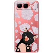 Прозорий чохол BoxFace Infinix Smart 10 Plus Meow