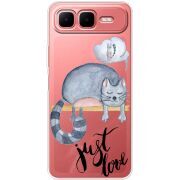 Прозорий чохол BoxFace Infinix Smart 10 Plus Just Love