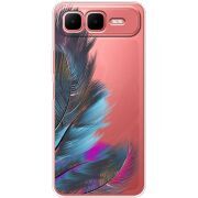 Прозорий чохол BoxFace Infinix Smart 10 Plus Feathers