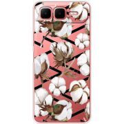 Прозорий чохол BoxFace Infinix Smart 10 Plus Cotton flowers