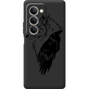 Чорний чохол BoxFace Xiaomi Redmi 15 Wolf and Raven